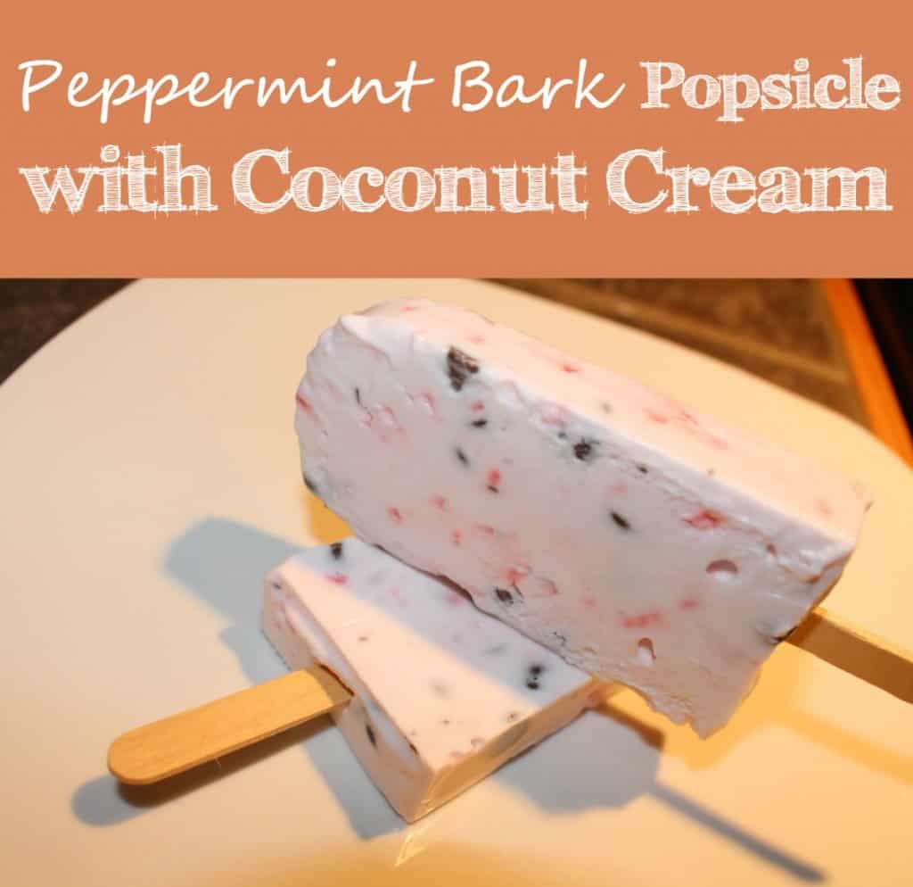 peppermint bark popsicle with coconut cream 2