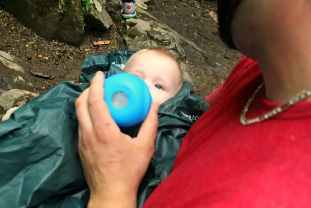 Kid Friendly Smokies, Rainbow Falls, Mom Explores The Smokies 2