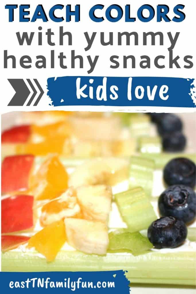 Teach Colors with Rainbow Snacks