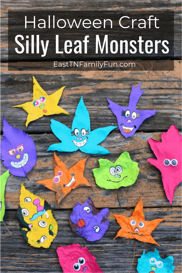 Leaf Monsters Halloween Craft