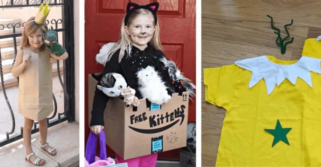 DIY Princess, Kitten, and Sneetch Halloween Costume