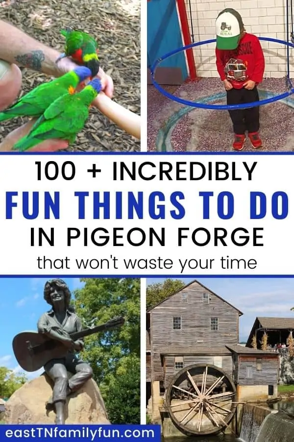 100 + Things to Do in Pigeon Forge TN