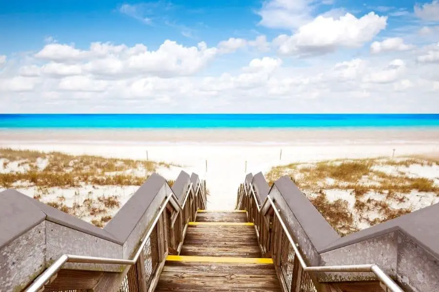 Closest Gulf Beach to Chattanooga TN: Destin Beach, FL